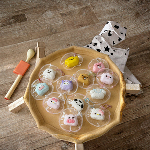 <b>Mini</b> Cute Animal Dumplings Squishy Toy Food-grade Silicone Soft Gooey Texture Stress Relief 5 to 7 Years Office <b>Desk</b> - Product Image 2