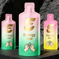 Sachet en plastique thermoscellable personnalisé en forme de bouteille pour l'entretien énergétique, favorise rapidement une nutrition équilibrée
