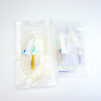Ensemble de perfusion intraveineuse jetable vétérinaire CE ISO stérile, administration par gravité, sûr et fiable, ensemble de perfusion intraveineuse