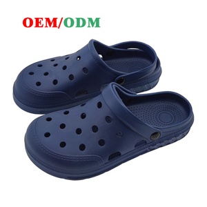 Ladies EVA Flat Slide Beach Breathable Waterproof Quick-Drying Soft Hole Sandals Support Custom <b>Clog</b> Summer <b>Slippers</b> Slip on - Product Image 2