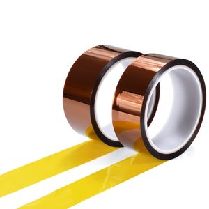 Cinta de Poliimida PI, Antiestática, para Alta Temperatura, Cinta Dorada para Contactos, Ancho de 5-50 mm, Adhesivo Sin Residuos, Aislamiento para PCB/Baterías de Litio, Color Ámbar - Product Image 2