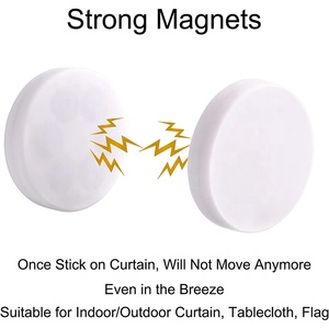 Impermeabile morbido magnete industriale pesante <span class=keywords><strong>tenda</strong></span> <span class=keywords><strong>doccia</strong></span> pesi con piegatura forte magnetico per evitare che soffia intorno - Product Image 6