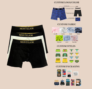 Sous-vêtements en tricot respirants taille moyenne personnalisés pour hommes avec boîte d'emballage écologique Chaussettes imprimées - Product Image 3