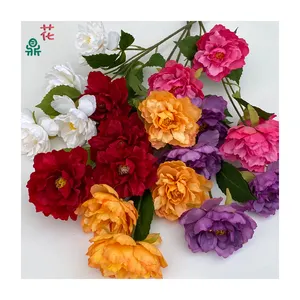 4 Head Stag Wedding Hall Decoration Flower Arrangement Silk Flower Wedding Hotel Layout Props Artificial Flowers