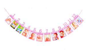 <span class=keywords><strong>Compleanno</strong></span> bambino di un anno 12 mesi <span class=keywords><strong>compleanno</strong></span> foto tirare bandiera festa <span class=keywords><strong>compleanno</strong></span> disposizione stampa immagine - Product Image 3