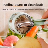 Groenteschiller met opvangbak, aardappelschiller, fruitsnijder, keukenhulpjes, makkelijk schoon te maken, schilgereedschap voor thuis