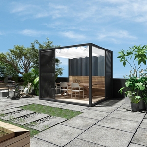 Sân Vườn Nhôm Ngoài Trời Pergola Lowes Với Mái Hiên Tốt Nhất <span class=keywords><strong>Aldi</strong></span> Nhỏ Sunrooms Gazebos Pergolas S Living Grill <span class=keywords><strong>Gazebo</strong></span> - Product Image 5