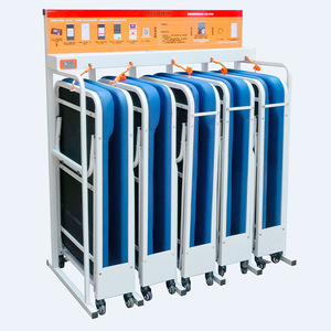 Tengyue Hospital <b>Folding</b> <b>Bed</b> Blue Single Size A1 Quick <b>Fold</b> Medical Use - Product Image 3