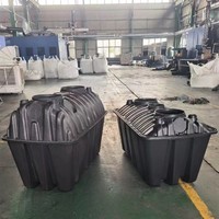 Offrant un système de fosse septique en plastique souterrain de 5000L pour le traitement des eaux usées à domicile et le maintien.