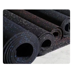 Revêtement de sol en caoutchouc antidérapant, remplacement du revêtement plastique en rouleau avec installation par clips, design européen, usage intérieur, résistant à l'eau, pour tapis de gym - Product Image 1
