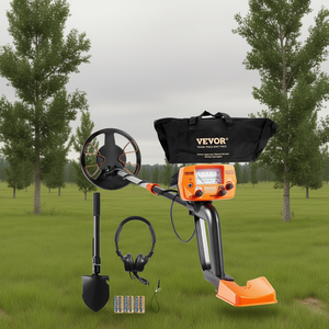 เครื่องตรวจจับโลหะ Vevor ขนาด 8 นิ้ว กันน้ำ พร้อมก้านอะลูมิเนียม อุปกรณ์เสริมสำหรับการล่าสัตว์ สำหรับผู้ใหญ่และเด็ก ใช้งานกลางแจ้ง - Product Image 2