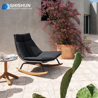 Chaise d'intérieur d'extérieur de loisirs Chaise berçante de balcon de haute qualité faite à la main Canapé de jardin tissé par corde
