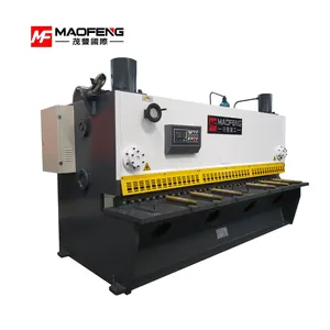 Maofeng 8 Mm * 4000 Mm Cnc Plaatstaal Snijden Hydraulische Guillotines Scheermachine Met Estun E 21S