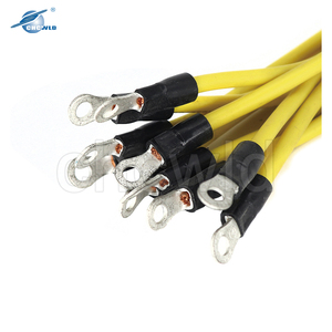 Faisceau de fils isolé jaune personnalisé pour bornes d'extrémité de cordon - Product Image 3