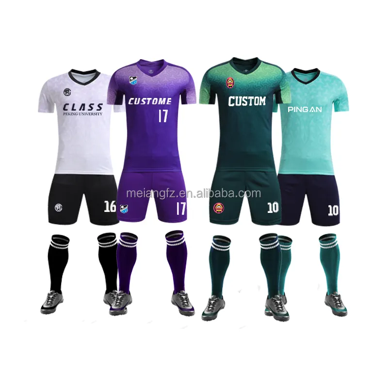 Форма для футбола, Молодежная футбольная униформа, сублимационная спортивная униформа с индивидуальным логотипом, Футбольная Униформа для команды