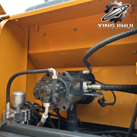 En stock, excavatrice sur chenilles Hyundai Robex 220LC-9S d'occasion, 22 tonnes, pelle hydraulique Robex 220LC-9S pour travaux de terrassement et d'infrastructure
