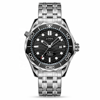 Reloj de pulsera hueco con diseño mecánico para hombre - Reloj de cuarzo de alta gama con correa de acero inoxidable y caja de aleación de 43 mm con esfera de puntero de moda