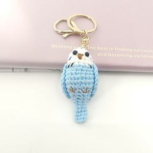 Llavero de Pájaro Loro Tejido a Crochet, Amigurumi, Juguetes de Ganchillo, Muñecos de Animales, Llavero de Loro - Product Image 5