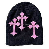Bonnet Jacquard Tricoté Personnalisé avec Logo, Bonnet d'Hiver Chaud Imprimé Sur Toute la Surface pour Hommes et Femmes, Vente en Gros