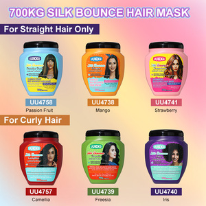 UUKKG オーガニック ケラチン ディープ コンディショニング クリーム ヘアマスク トリートメント ダメージヘア用 栄養補給 ヘアリペア 700ml - Product Image 6