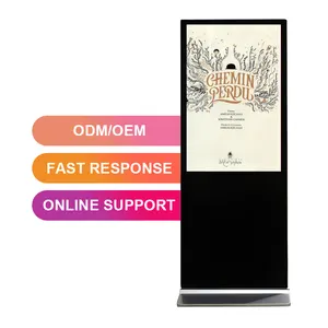 Tela vertical do jogador da propaganda do quiosque da propaganda da exposição de Android Wifi do monitor de exposição de 43 polegadas
