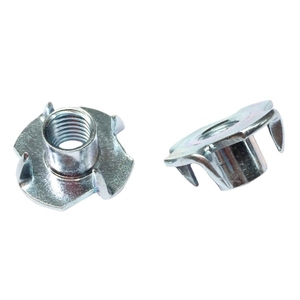 Edelstahl SS304 316 M4 M5 M6 M8 M10 Vierklauenmuttern Blau Weiß Verzinkt OEM - Product Image 4