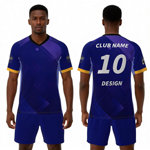 Maillot de football personnalisé, maillot de football original, t-shirt d'équipe de football, maillot de football en polyester, impression de maillot de football, maillot respirant, sublimation - Product Image 1
