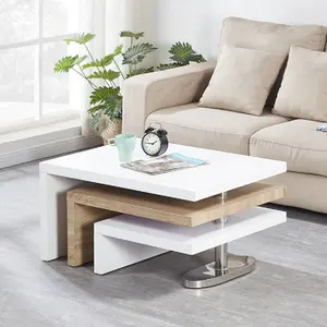सरल आधुनिक फैशन कमरे में रहने वाले विस्तार कॉफी टेबल चाय की मेज आयताकार टेबल