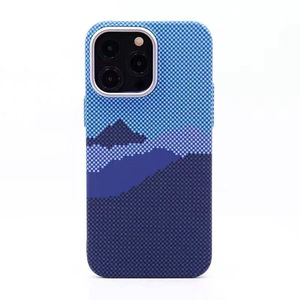 Cho Kevlar Mô Hình Từ Trường Hợp Đối Với iPhone 16 <span class=keywords><strong>Pro</strong></span> Max Carbon Fiber Sang Trọng Điện Thoại Grip Drop-Resistant Bảo Vệ Trường Hợp Apple 15 - Product Image 5