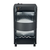 Calentador de Gas con Ruedas de 4.2kW, Calentador de Espacio Independiente con Infrarrojos Cerámicos y Rejilla Antiescaldaduras para Hogar, Dormitorio, Tienda u Oficina