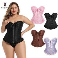 Nouveau design 2022 – Corset et gaine amincissante grande taille avec fermeture éclair invisible, bustier corset respirant et écologique pour femme, rose