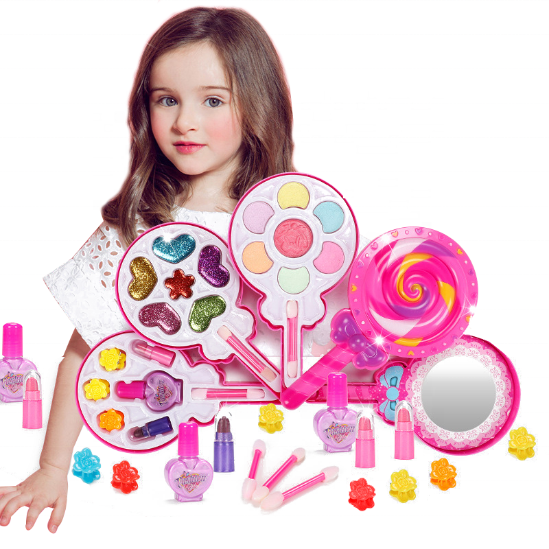 Дешевый Лидер продаж, высокое качество, стандарты, детский макияж, леденец, игрушка для макияжа, косметическая игрушка для детей, девочек