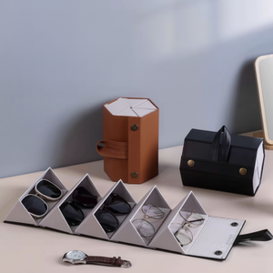 L'organizer per occhiali da 6 pezzi per occhiali mostra il Set di espositori per occhiali Premium - Product Image 1