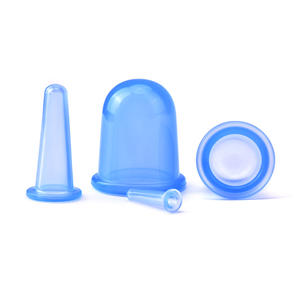Gobelets de <span class=keywords><strong>Massage</strong></span> sous vide Anti-Cellulite, en <span class=keywords><strong>Silicone</strong></span> traditionnel chinois, tasses de thérapie ventouse à domicile, pièces - Product Image 3
