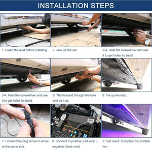 Haute Qualité 12v LED IP67 Étanche RGB LED Bande <span class=keywords><strong>Sous</strong></span> Le Tube De <span class=keywords><strong>Voiture</strong></span> Underglow <span class=keywords><strong>Sous</strong></span> Le Corps Néon Lumière Kit APP Contrôle pour <span class=keywords><strong>voiture</strong></span> - Product Image 6