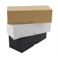 Boîte de papier de rangement en matériau recyclé de style tiroir Emballage rigide pour lunettes et lunettes de soleil avec laminage brillant