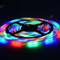 Bande LED COB Magique RGB avec certificat CE ROHS, 5V, pleine couleur, intelligente, adressable, 5M, PCB, lumières LED de rêve