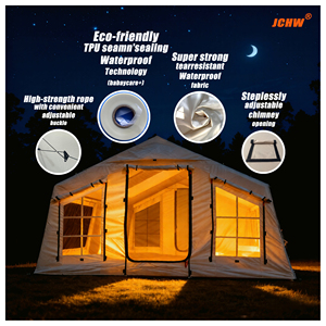 Tenda Gonfiabile Invernale JCHW 2026 - PVC 600D Ispessito Impermeabile e Portatile per Campeggio con Montaggio Rapido e Facile 12,96 MQ per Bagagliaio Auto - Product Image 3