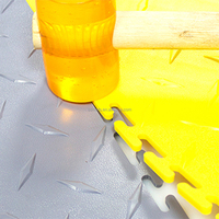 Suelo de PVC Resistente, Antideslizante, Ecológico e Impermeable para Supermercados, Centros Comerciales, Almacenes y Apartamentos - Baldosas de Plástico Encajables