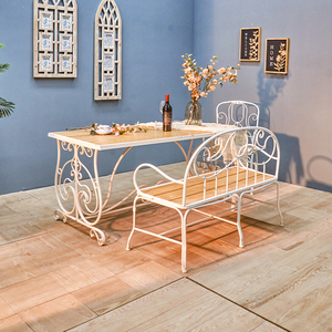 INNOVA Customized Nordic Style Home Furniture Modern <strong>Rustic</strong> White Color Iron Metal Coffee <strong>Dining</strong> <strong>Chair</strong> with Wood Seat - Product Image 5