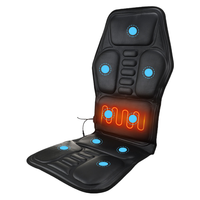 COSMO 2026 Faltbares Ganzkörper-Massagekissen mit Heizung und Vibration für Auto, Zuhause und Büro mit 9 Vibrationspunkten USB-Aufladbar