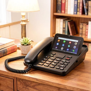 Teléfono <span class=keywords><strong>Fijo</strong></span> DLNA ZT9300 4G Android 10, Teléfono Inalámbrico <span class=keywords><strong>Fijo</strong></span>, Pantalla Táctil Inteligente, Videollamada, Teléfono <span class=keywords><strong>Fijo</strong></span> Giratorio - Product Image 1