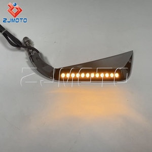 Rétroviseur de <span class=keywords><strong>moto</strong></span> clignotant à LED pour Cross Bones - Product Image 6