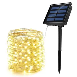 200 LED Outdoor Solar Lamps LED String Lights Fairy Holiday Christmas Party Garlands Solar Garden Waterproof Lights
