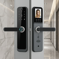 Serrure intelligente étanche SINON avec caméra WiFi Tuya, reconnaissance faciale 3D, serrure de porte numérique pour la sécurité des appartements intelligents