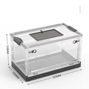 Terrarium pour reptiles transparent, grand espace, <span class=keywords><strong>cage</strong></span> respirante, <span class=keywords><strong>cage</strong></span> pour animaux de compagnie pour petits animaux - Product Image 3