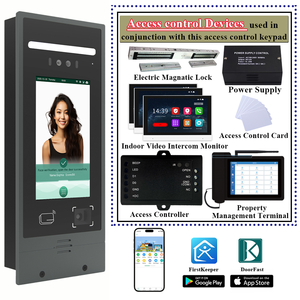 Màn hình Thinmoo 7 inch, hệ thống liên lạc <span class=keywords><strong>video</strong></span> đám mây ABS, độ phân giải 1080P, phát hiện chuyển động, lắp đặt âm tường cho nhiều căn hộ, hỗ trợ SIP, POE, Ethernet - Product Image 1