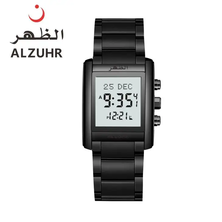 Al Fajr new design islamic style watch multifunctional men watch with auto direction Qibla Direction ALZUHR507