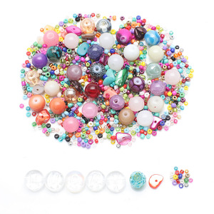 Zhubi 2-4mm şanslı safir mavi yuvarlak cam boncuk bilezikler için 2-4mm kristal tohum boncuk Mix DIY takı yapma bilezik el sanatları - Product Image 5