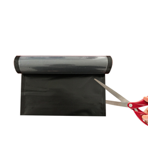 <span class=keywords><strong>Sacchetti</strong></span> sigillanti per alimenti in <span class=keywords><strong>nylon</strong></span> goffrato personalizzato per uso alimentare 28x500 cm rotoli neri per alimenti - Product Image 3